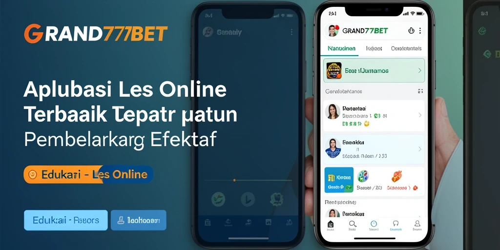 Tampilan antarmuka aplikasi GRAND77BET yang menarik dan mudah digunakan.