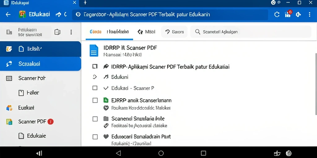 Tampilan antarmuka IDRRP yang intuitif dan mudah digunakan.