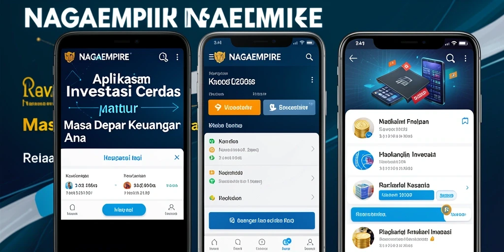 Screenshot NAGAEMPIRE menunjukkan antarmuka Investasi yang ramah pengguna.