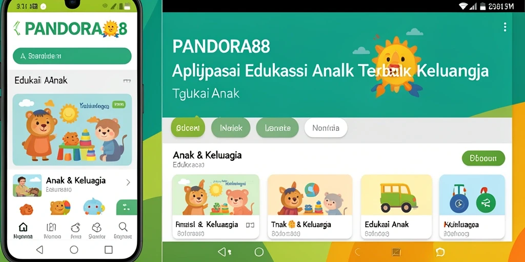 Tampilan antarmuka PANDORA88 yang ramah anak.