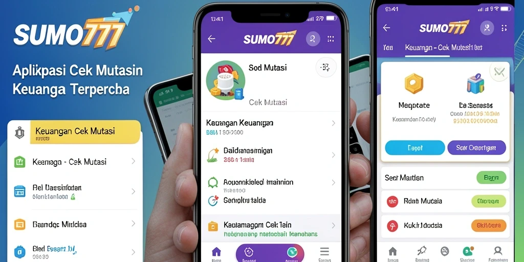 Tampilan antarmuka utama aplikasi Cek Mutasi SUMO777 yang memudahkan pengguna.