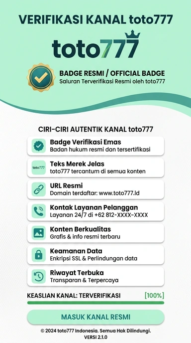 Kanal Resmi Unduh APK toto777 untuk Android